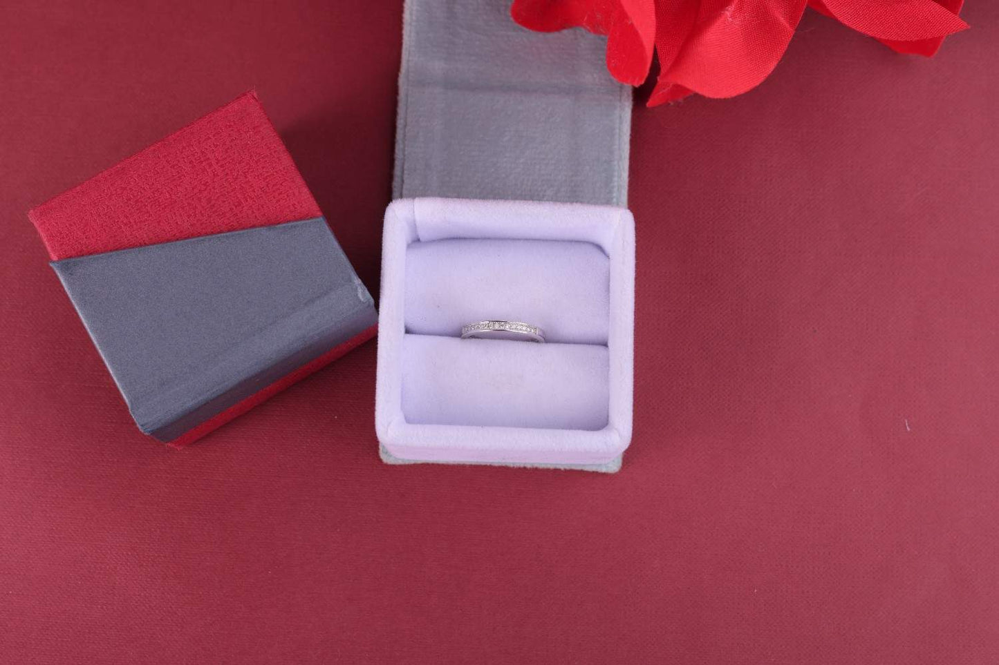 π Elegant Band Style 925 Sterling Silver Ring | Dainty Zircon Accent Ring ππ