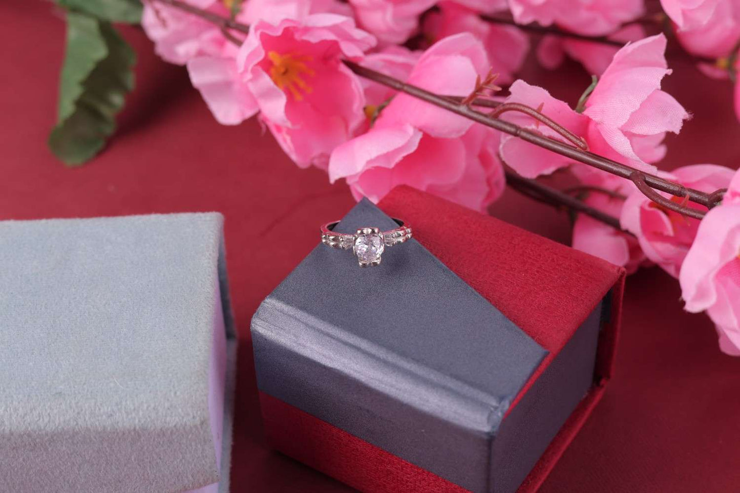 β¨ 925 Sterling Silver Solitaire Ring ππ with Sparkling White Stone β Classic Womenβs Jewelry