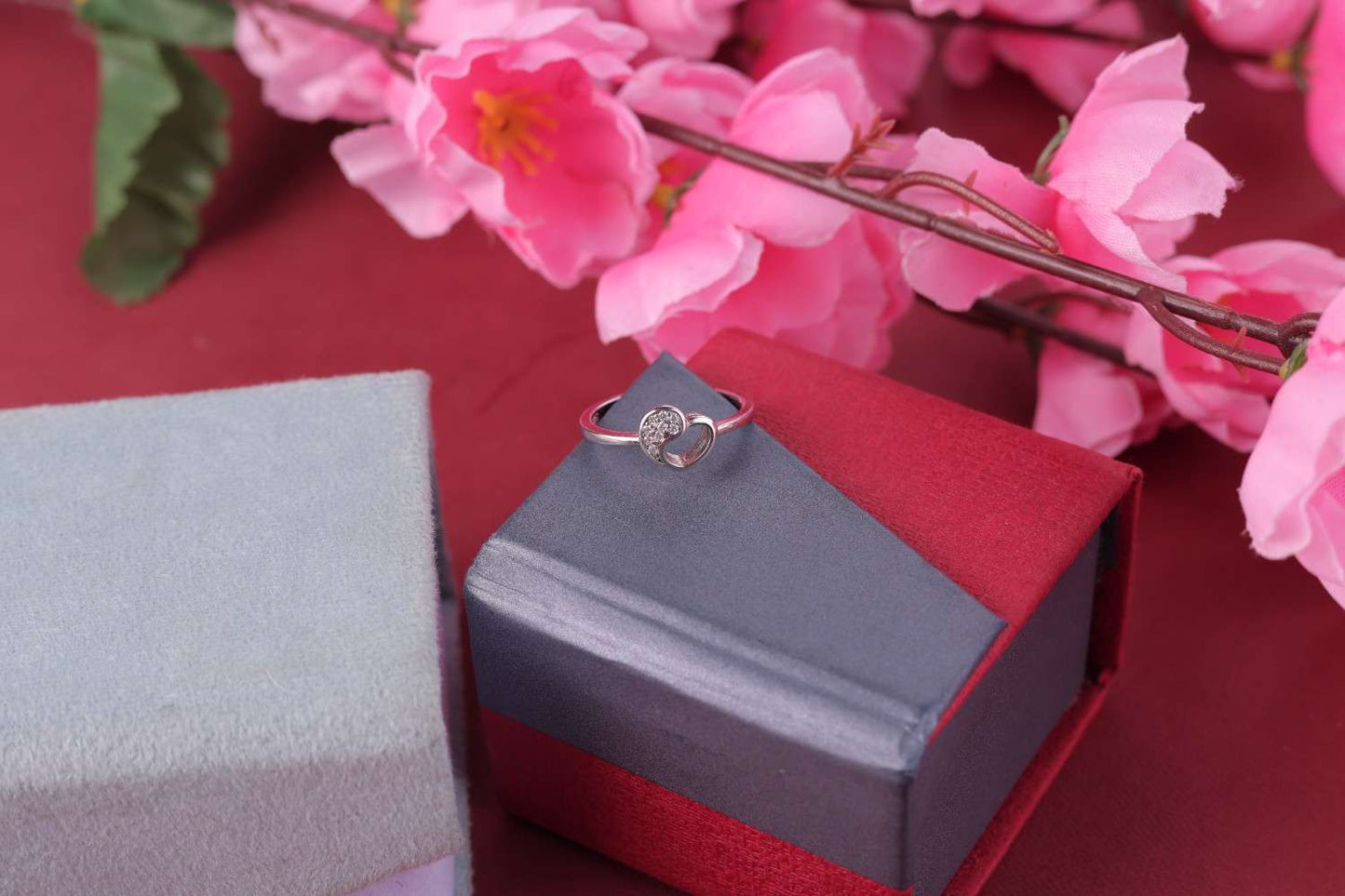 π Romantic 925 Sterling Silver Double Heart Ring β Sparkling & Elegant