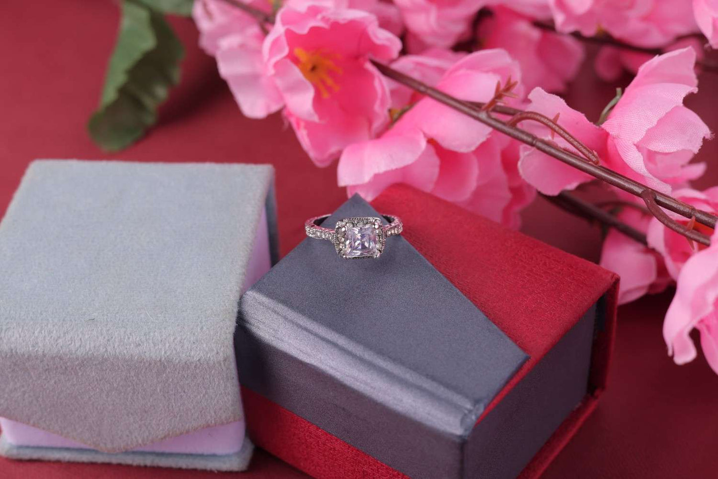 π 925 Sterling Silver Cushion Cut Halo Ring | Elegant CZ Sparkle π