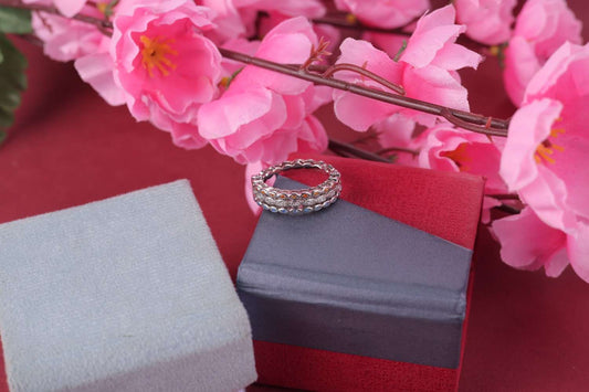 ✨ 925 Sterling Silver Designer Ring 💍🌟 with Sparkling Multi-Stones – Elegant Women’s Jewelry