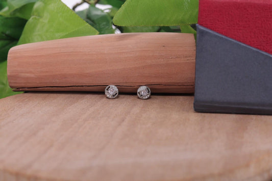 🏷️ 925 Sterling Silver Classic Round Stud Earrings – Elegant Unisex Designer Jewelry