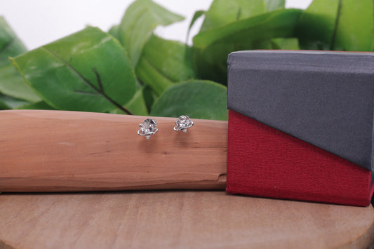 🏷️ 925 Sterling Silver Elegant Claw-Set Cubic Zirconia Stud Earrings – Timeless Classic Jewelry